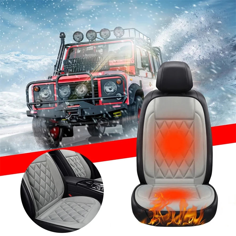 12V Heated Car Seat Cushion with High and Low Settings