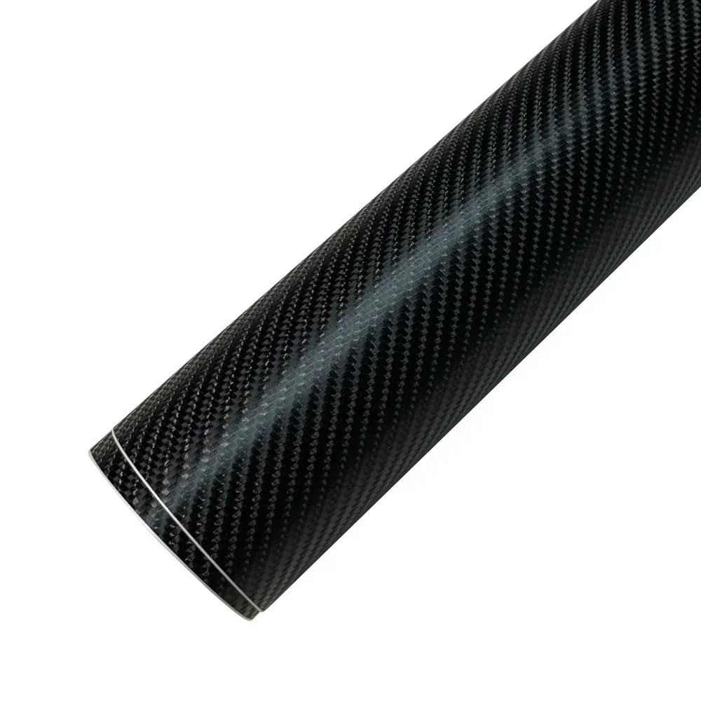 Carbon Fiber Car Body Vinyl Wrap, Matte and Glossy Black Film - view 37