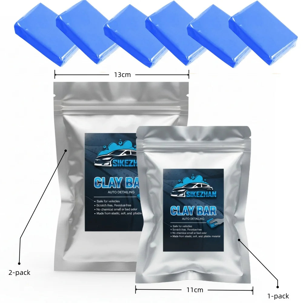 Professional Grade Car Clay Bar - Removes Contaminants, Tar & Fallout for a Smooth as Glass Finish. Auto Detailing Clay