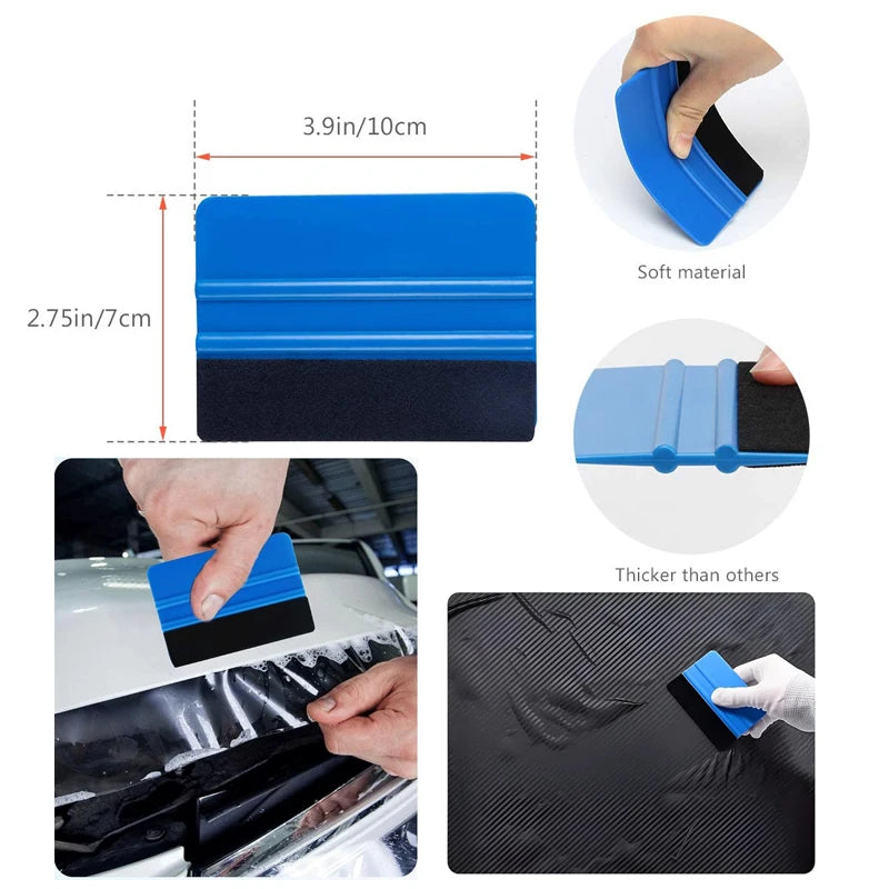 Car Vinyl Wrap Tool Kit - Squeegee, Scraper & Film Installer - image 4