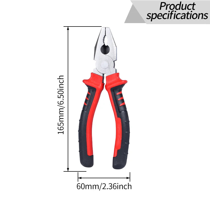 Heavy-Duty 3-Piece Pliers Set: Diagonal, Needle-Nose & Wire Cutters - image 8