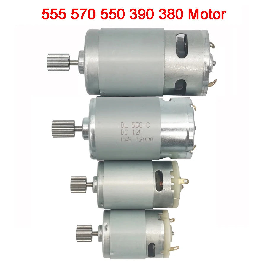 Children's electric car DC motor, kid's car high speed motor,DL 550 High-power motor 570 40000rpm engine