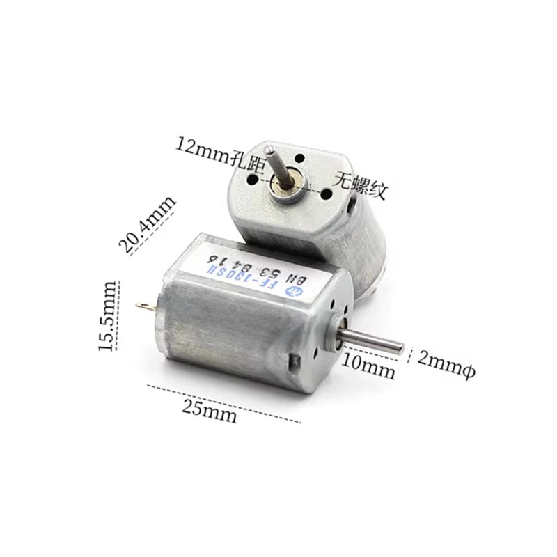 Mabuchi FF-130SH Mini DC Motor 7500 RPM High Speed - image 6