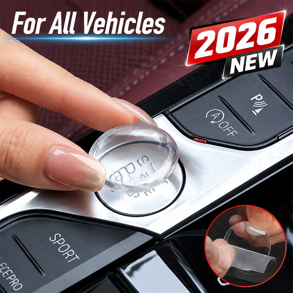 Crystal Clear Protective Sticker for Car Start Stop Button