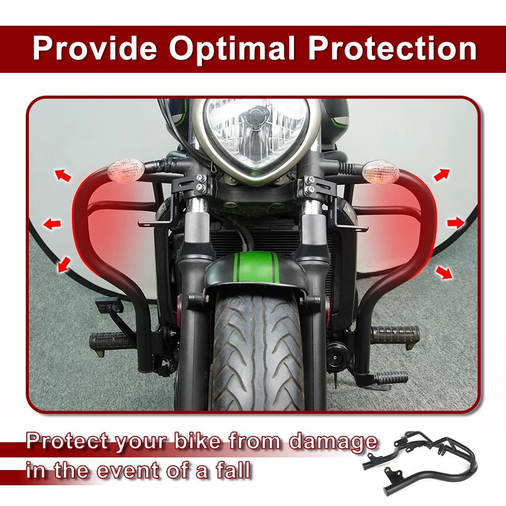 Engine Guard Crash Bars for Kawasaki Vulcan S 650 2015-2024 - image 17