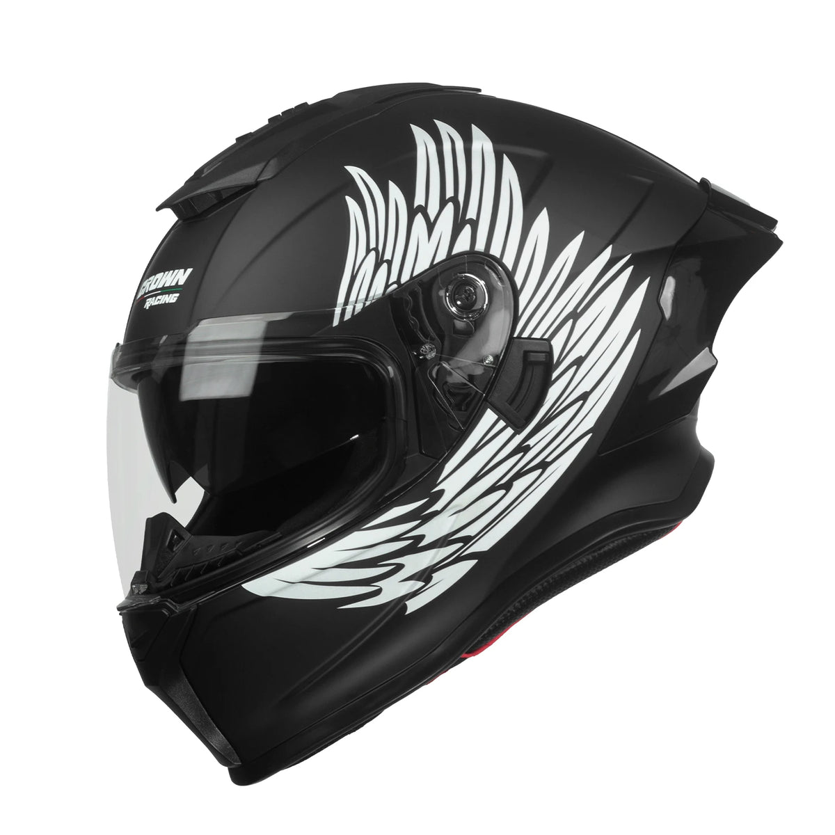 Crown Racing Full-Face Street Helmet, DOT Approved