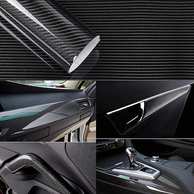 Carbon Fiber Vinyl Wrap for Car & Motorcycle - DIY - image 4
