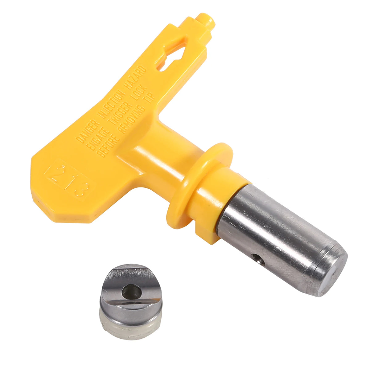Reversible Tungsten Steel Airless Paint Spray Gun Tip Nozzle Accessory Home Garden