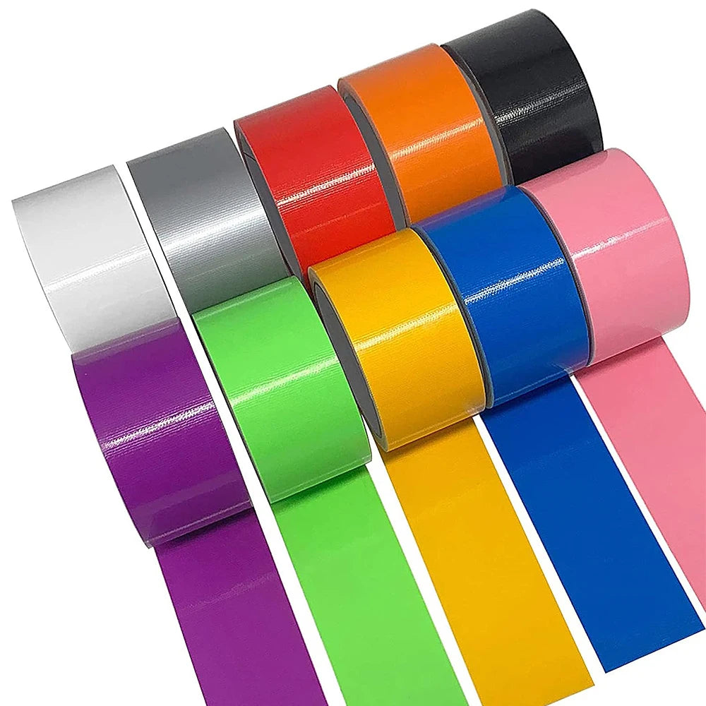Colored Waterproof Duct Tape 4.8cm x 10m – No Residue
