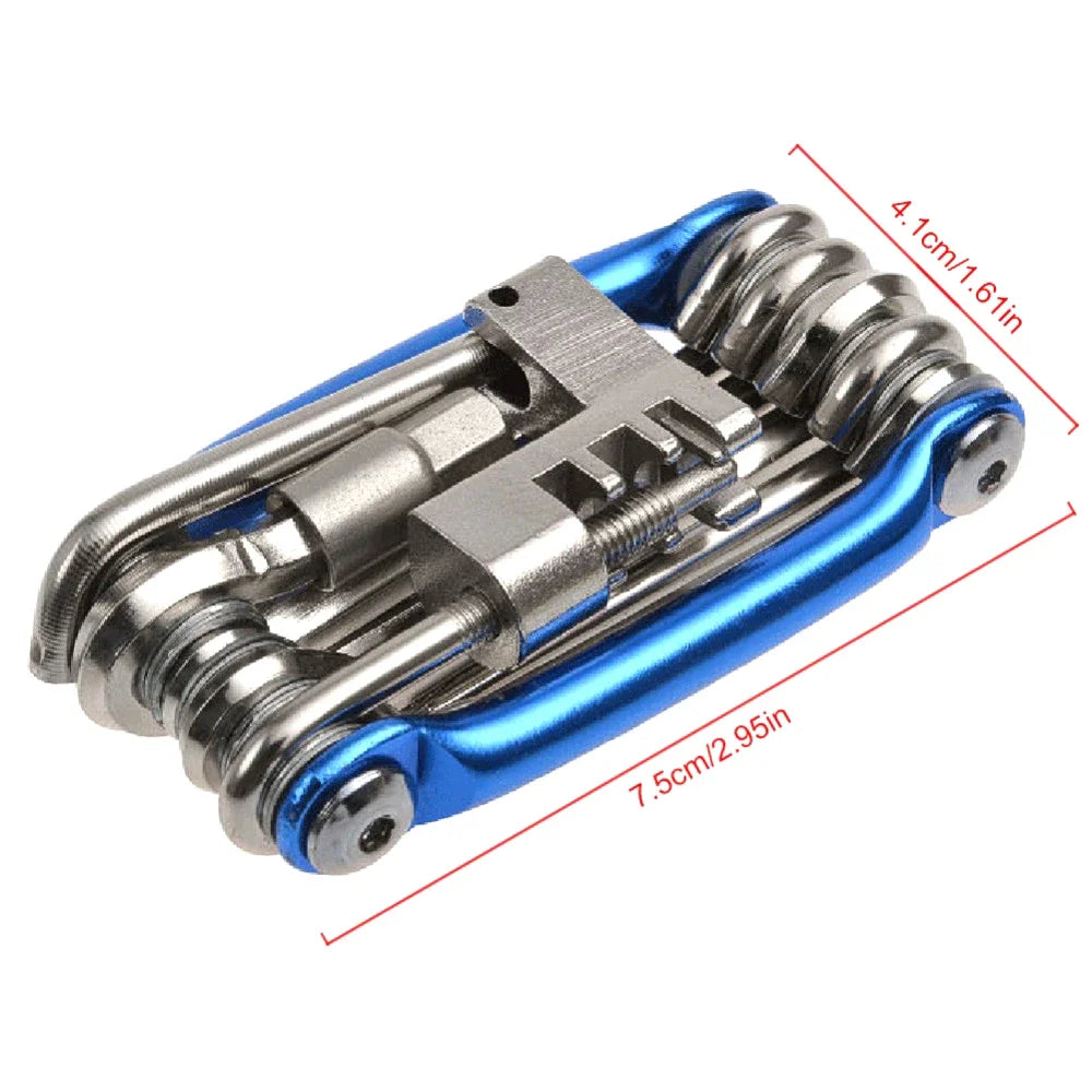 11-in-1 Bike Repair Multi-Tool – Mountain & Road Bike