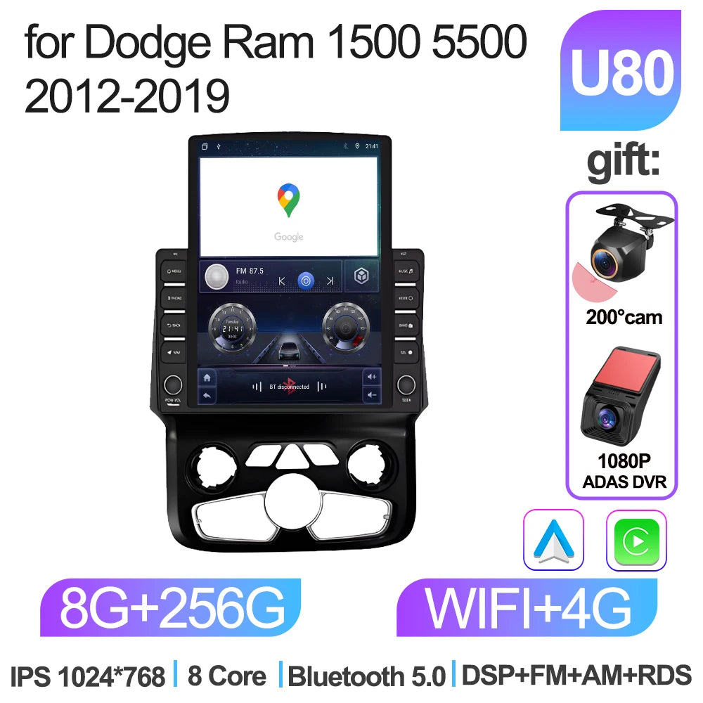 9.7-inch Android CarPlay Stereo for Dodge Ram 2012-2019 - image 42
