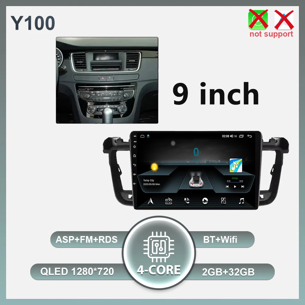 Car Multimedia Player with Android Auto for Peugeot 508 & Citroen DS5 - image 14