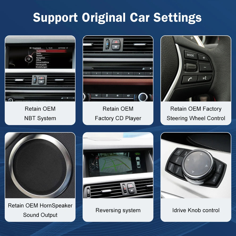 12.3" Touch Screen for BMW 5 Series F10/F11 CarPlay Android Auto - image 5