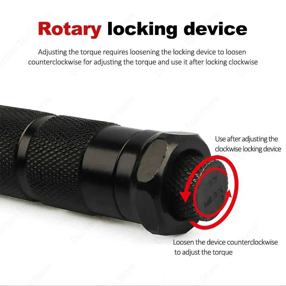 Bidirectional Preset Torque Wrench 3/8 Inch for Bicycle Motorcycle Car Repair