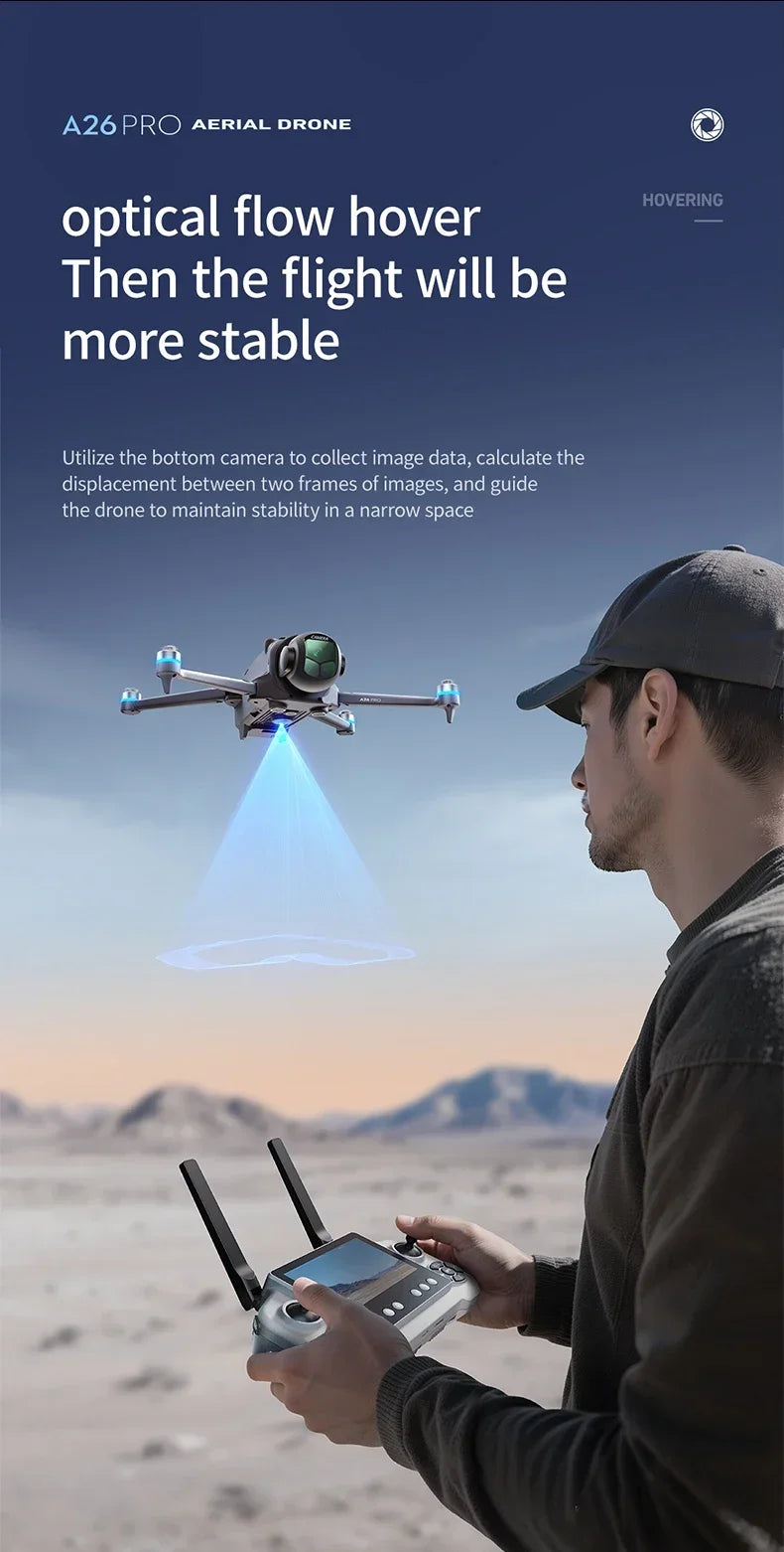 Lenovo A26 Pro Drone 4K Triple Camera FPV Foldable RC Quadcopter - image 16