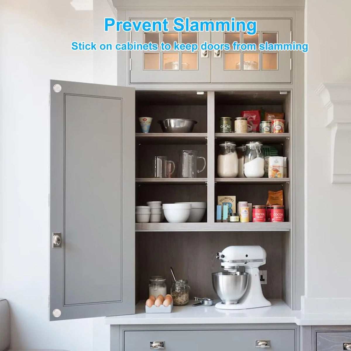 Clear Self-Adhesive Rubber Cabinet Door Bumpers, Sound Dampening - view 4