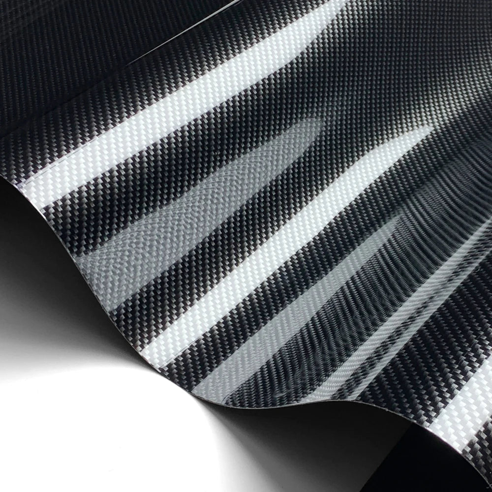 Carbon Fiber Car Body Vinyl Wrap, Matte and Glossy Black Film - view 31
