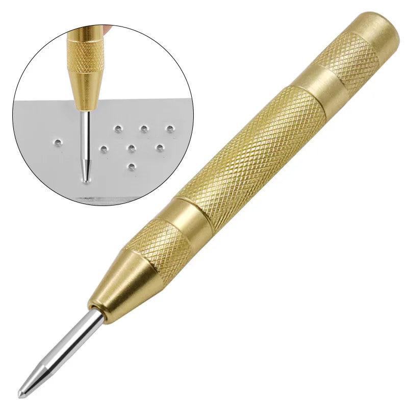 Automatic Center Punch Tool - Spring Loaded for Wood & Metal Marking - image 12