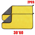 Double Layer Microfiber Car Wash and Drying Towels, 1, 2 or 6 pcs