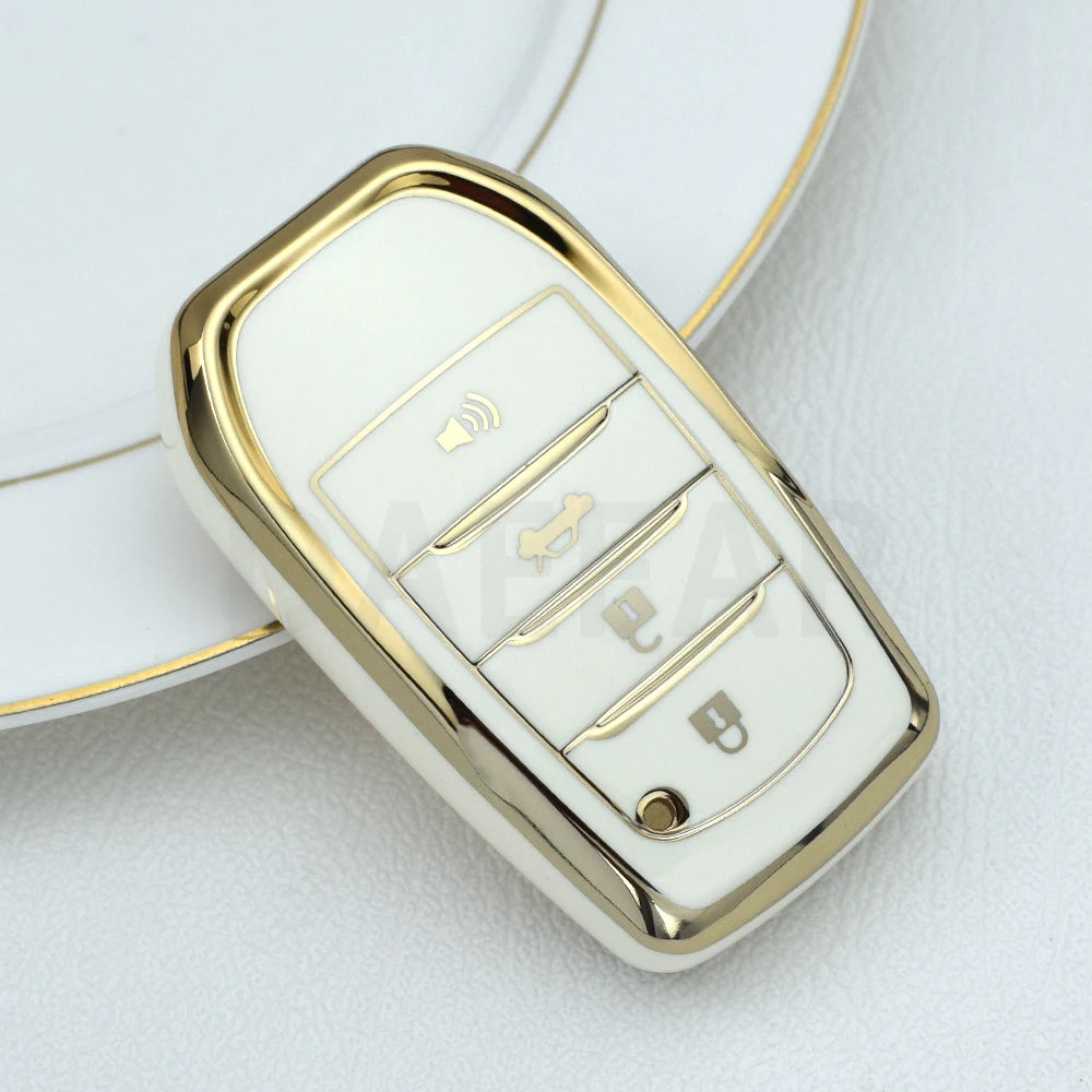 TPU Car Key Fob Cover for Toyota Hilux Rav4 Innova Fortuner - image 9