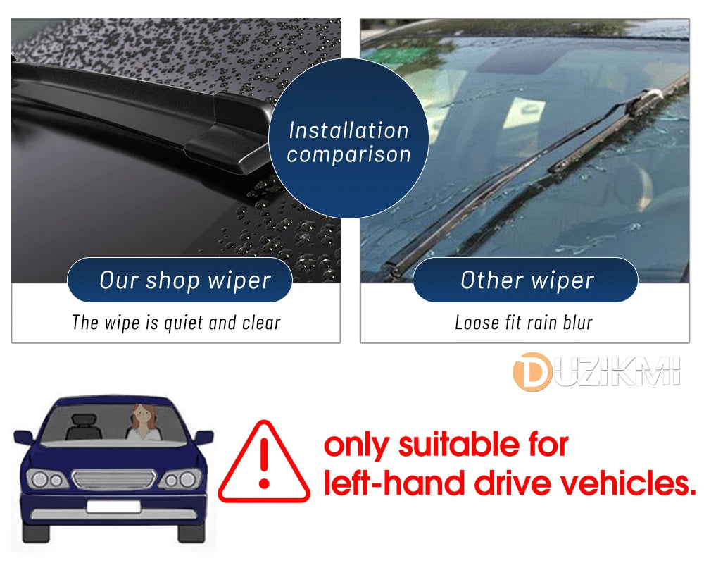 Dodge Ram 1500/2500/3500 2002-2018 Front Wiper Blades 2-Pack - image 7