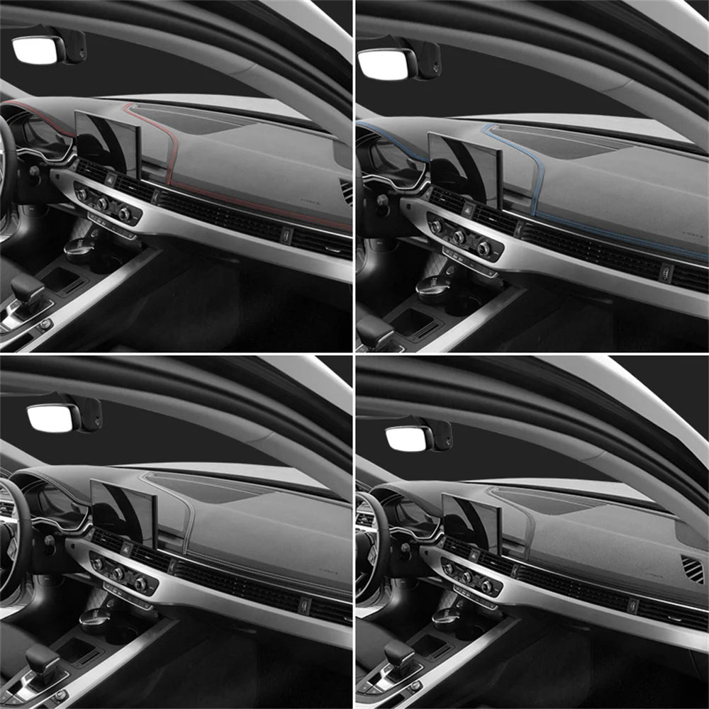 Braided PU Leather Decorative Trim Strip for Car Interior, 0.5m or 2m