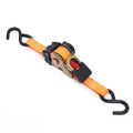Automatic Retractable Ratchet Tie Down Straps with Double Hooks Heavy Duty Lashing Belt
