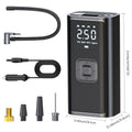 Portable Car Tire Inflator Fast Air Compressor with Accurate Pressure - Quick Inflation for Motorcycle/ Bicycle/ E-bike/ Ball