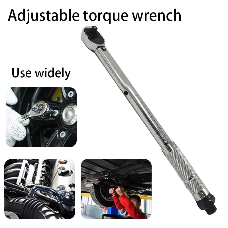 19-110N.m Car Motorbike Disassembly Tool Professional Adjustable Torque Wrench 3/8'' Drive Spanner Hand Tool torque wrench