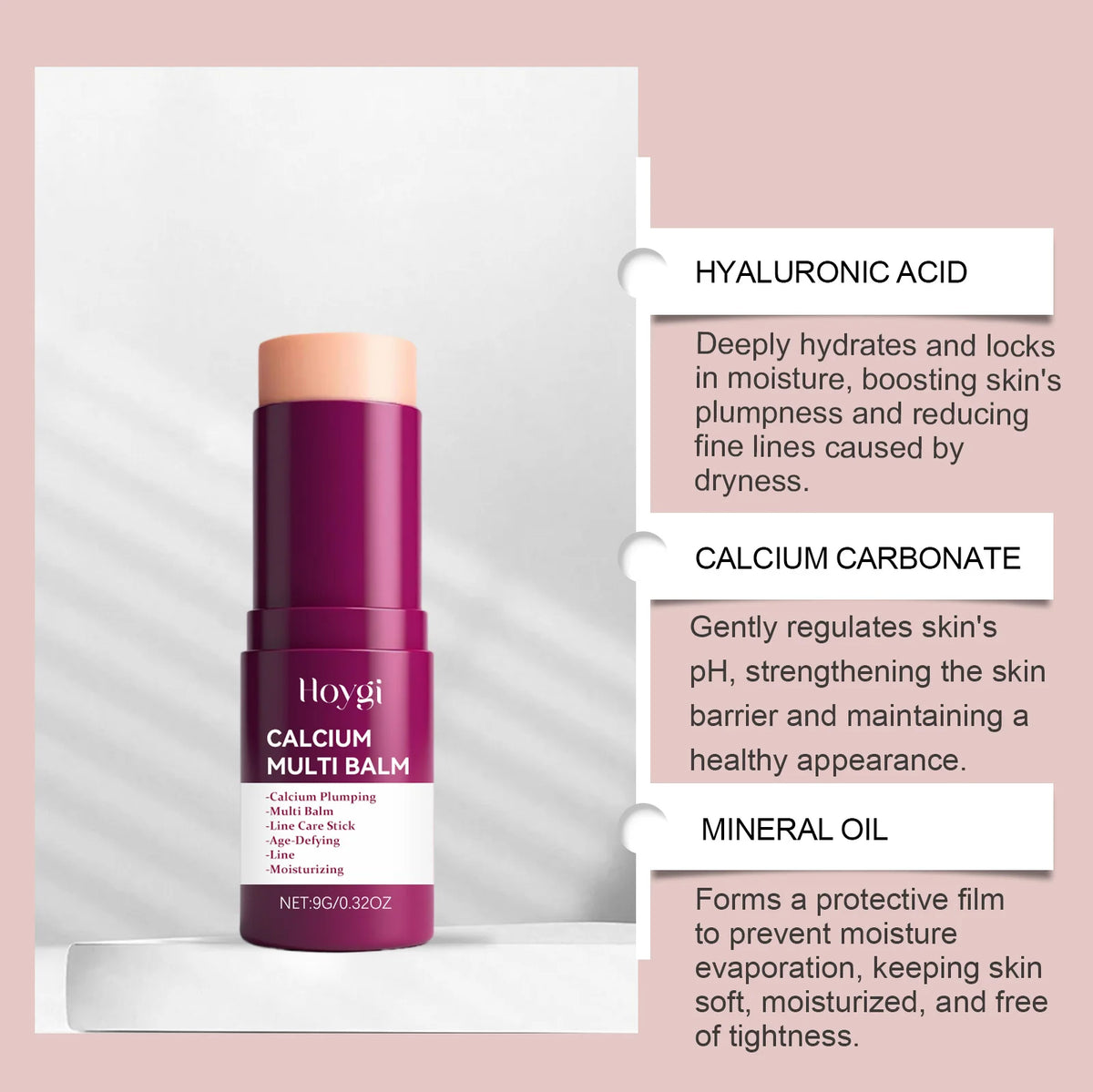 Calcium Multi Balm Stick - Anti Aging Hydrating Firming Skincare - image 7