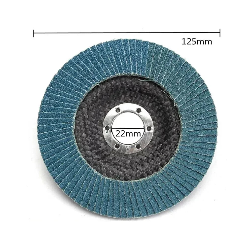 125mm 5 Inch Grinding Wheels Flap Discs Sanding Disc Abrasive Tool for Angle Grinder Metal Disco Diamantado Milling 40 60 80 120
