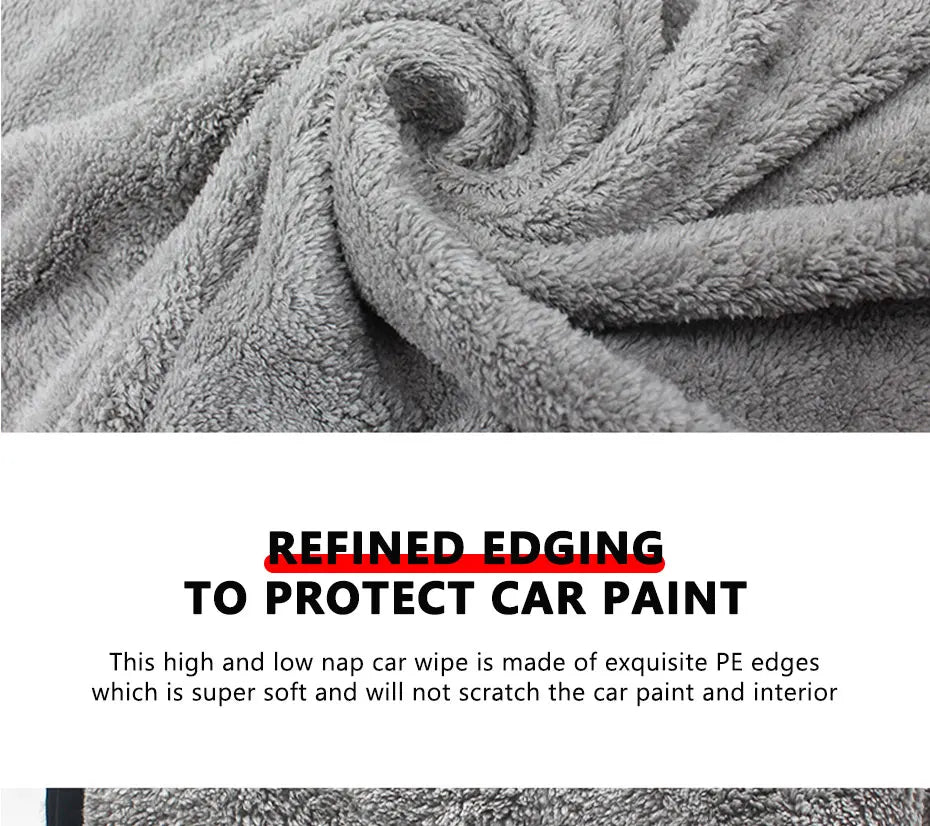 Microfiber Car Drying Towel, 4 Sizes