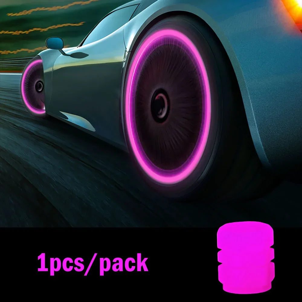 Glow in Dark Tire Valve Caps - Luminous Car Wheel Stem Covers - image 17