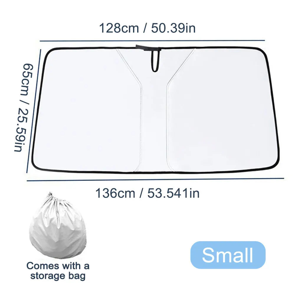 Car Windshield Sun Shade Blocks UV Ray Reflector Auto Window Sun Shade Visor Shield Cover Protector Foldable Parasol
