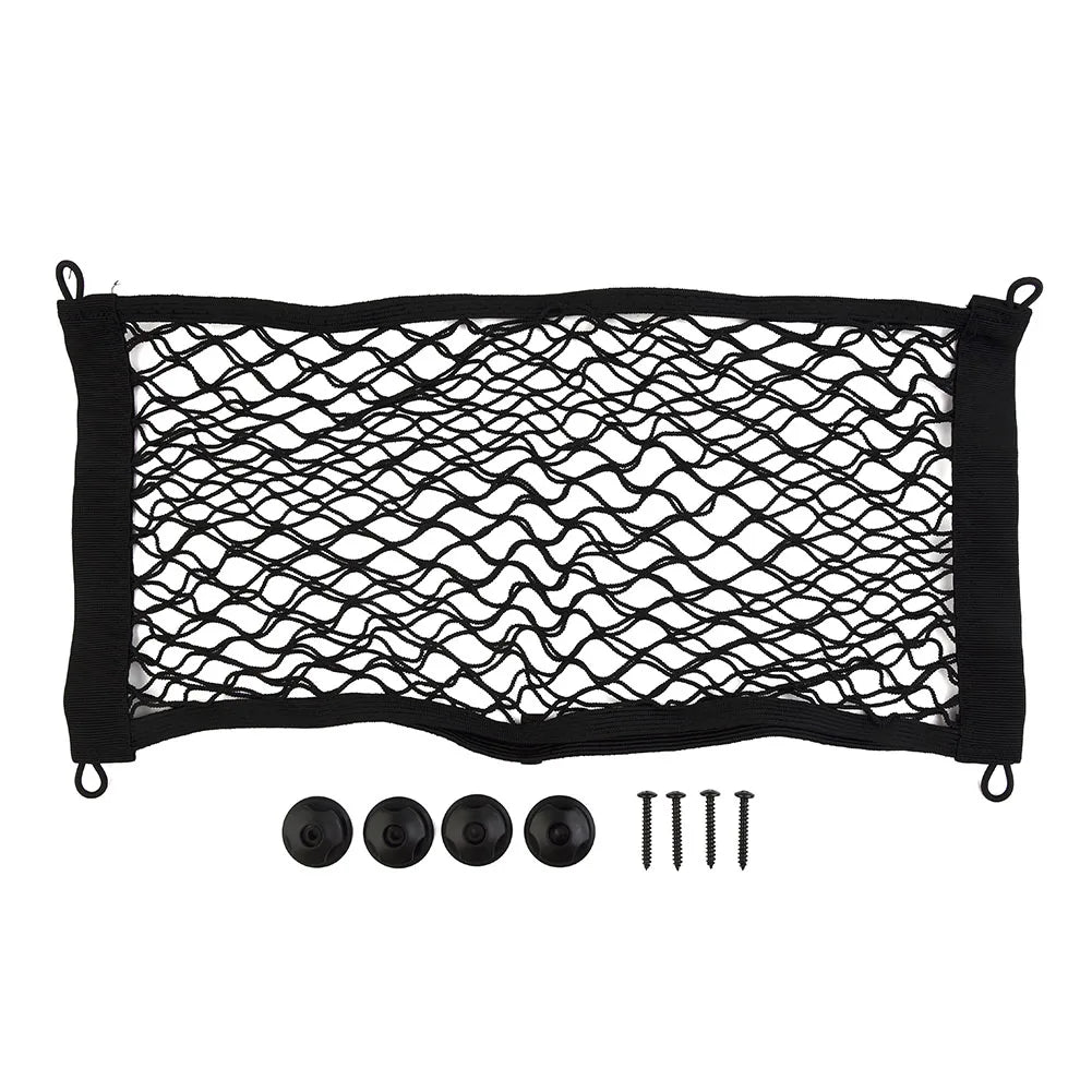 Car Trunk Storage Bag Nylon Mesh Nets Extra Large Elastic String Luggage Net For Cargo Van Motorhome Mobile Home Caravan Boat