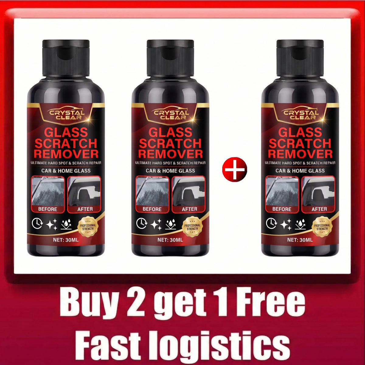 Scratch Repair Wax for Car Dashboard Screens, Glass and Acrylic