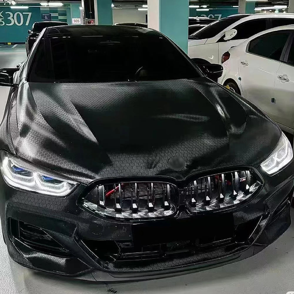 Carbon Fiber Vinyl Wrap Film – Waterproof Self-Adhesive Car Sticker - image 3
