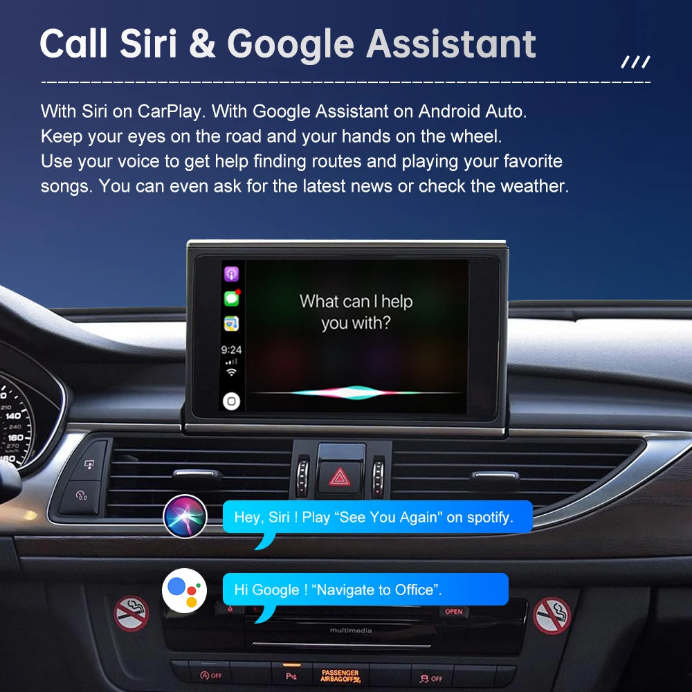 Wireless CarPlay & Android Auto Kit for Audi A6/A7 (2012-2018) - image 4