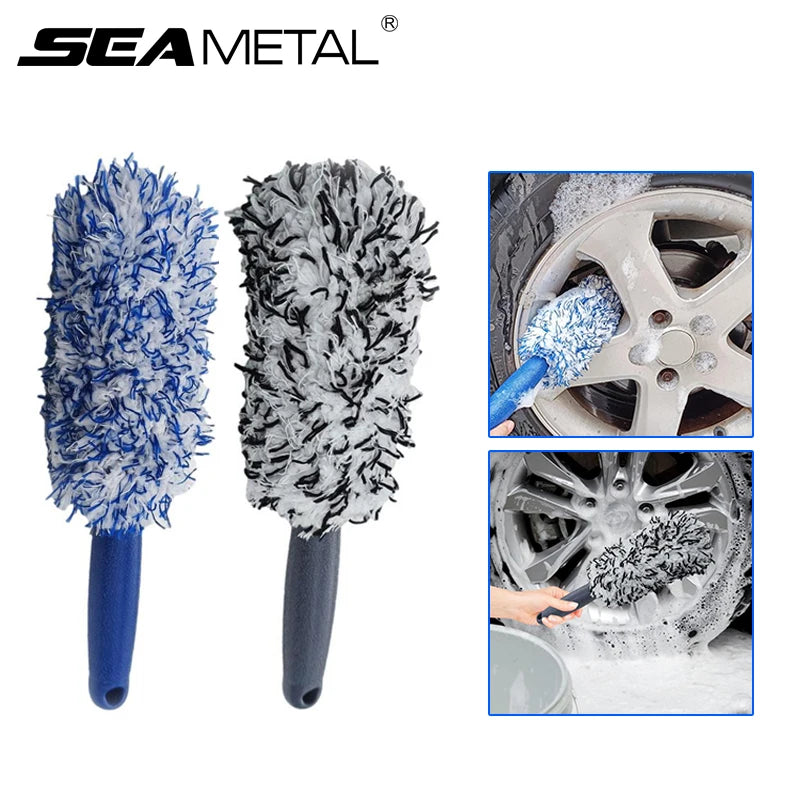 Plush Wheel Hub and Rim Cleaning Brush