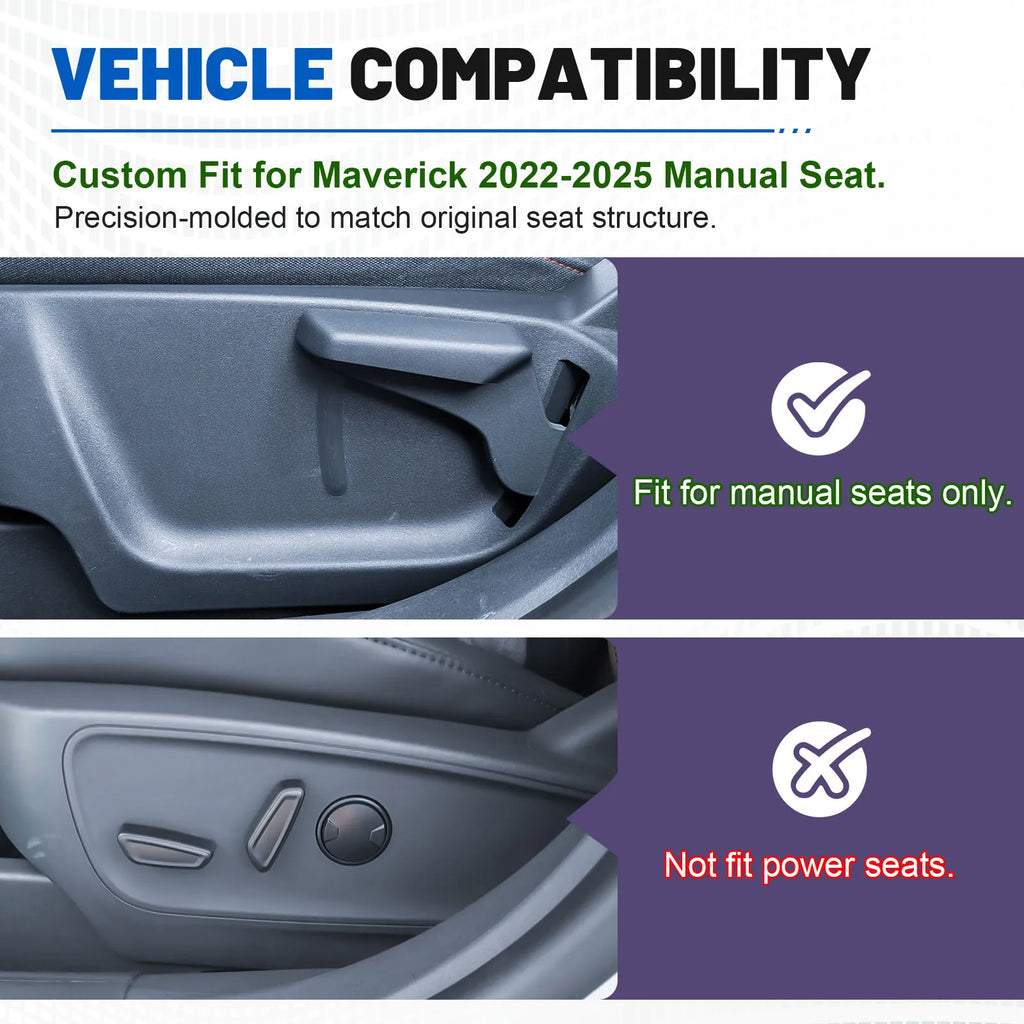 Under Seat Storage Tray for Ford Maverick 2022-2026 Manual Seats