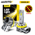 H11 H8 LED Headlight Bulbs – 30000 Lumens, 6500K Cool White, IP68