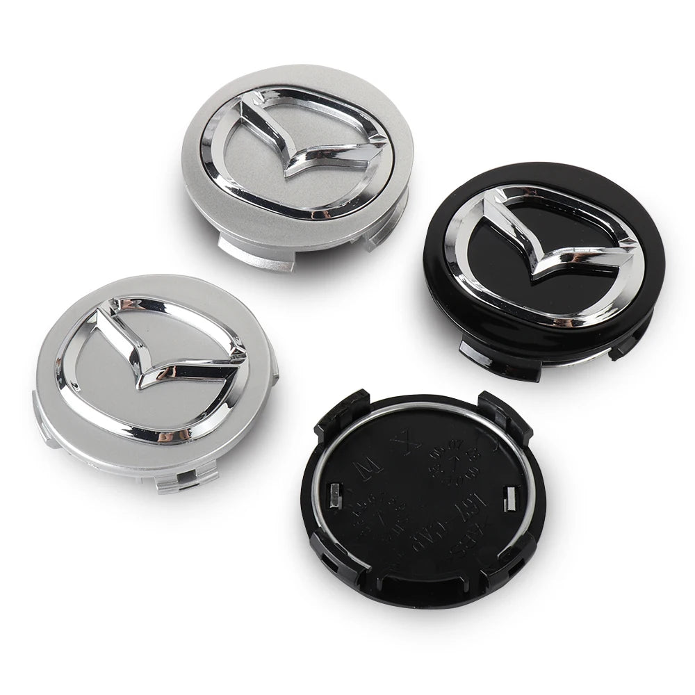 56mm Wheel Center Hub Caps for Mazda CX Series, 4-Pack - image 7