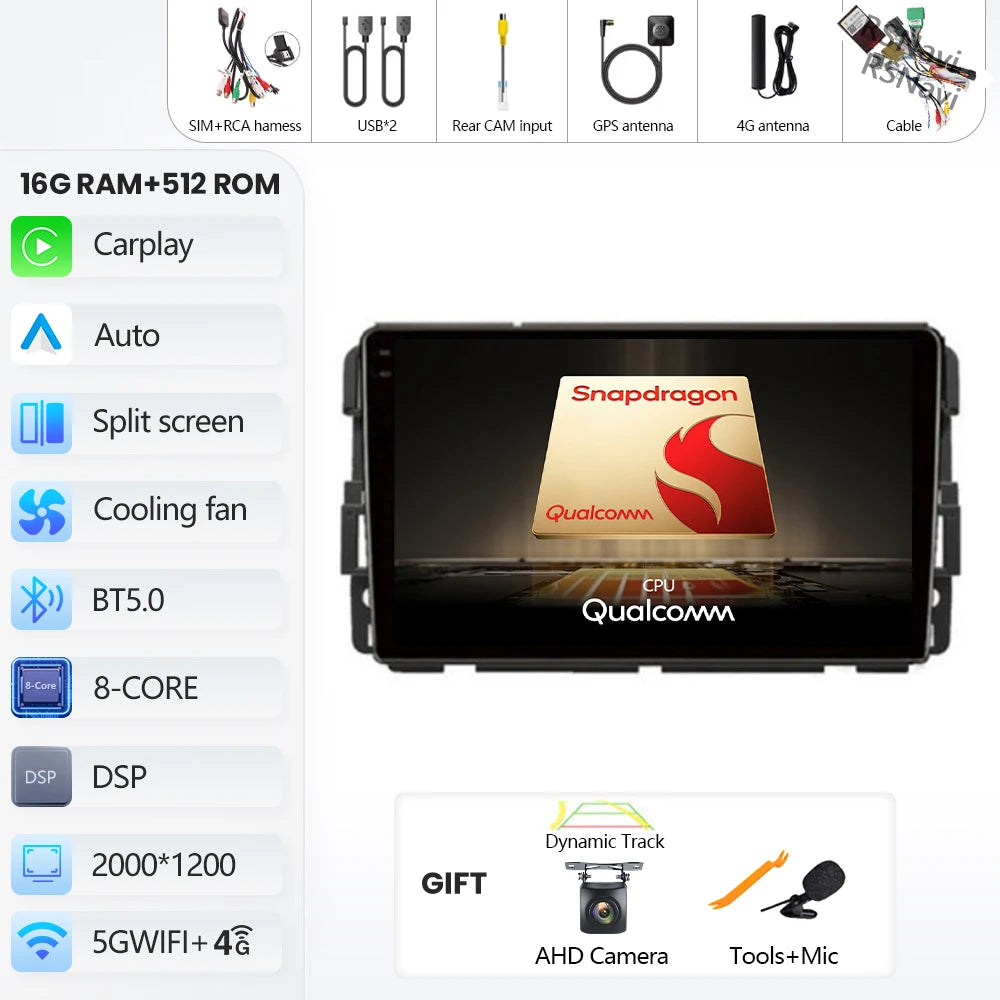 9" Android Car Stereo for Chevy GMC with CarPlay & Android Auto - image 31