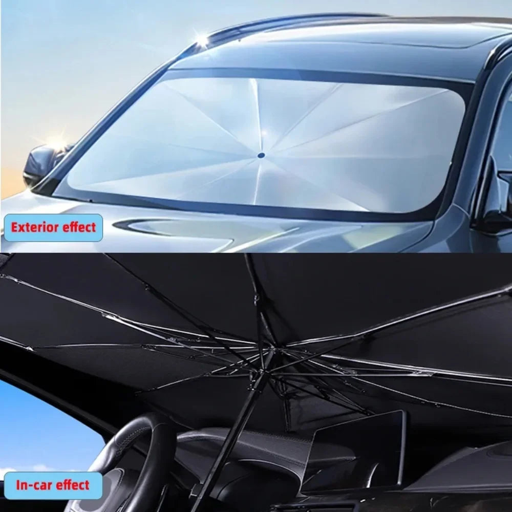Car Windshield Sun Shade Umbrella or Curtain