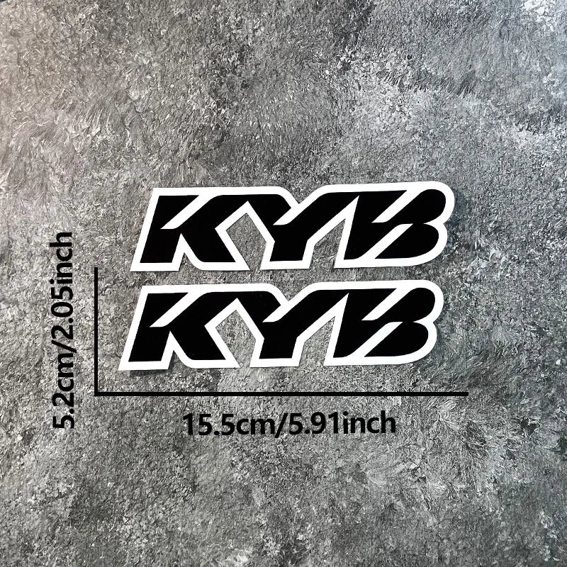 2-Pack KYB Front Fork Decals, Waterproof Vinyl - image 7