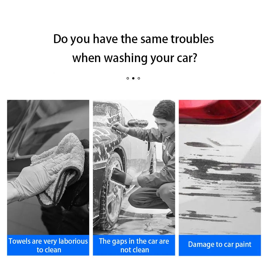 Retractable Microfiber Car Duster with Stainless Steel Handle