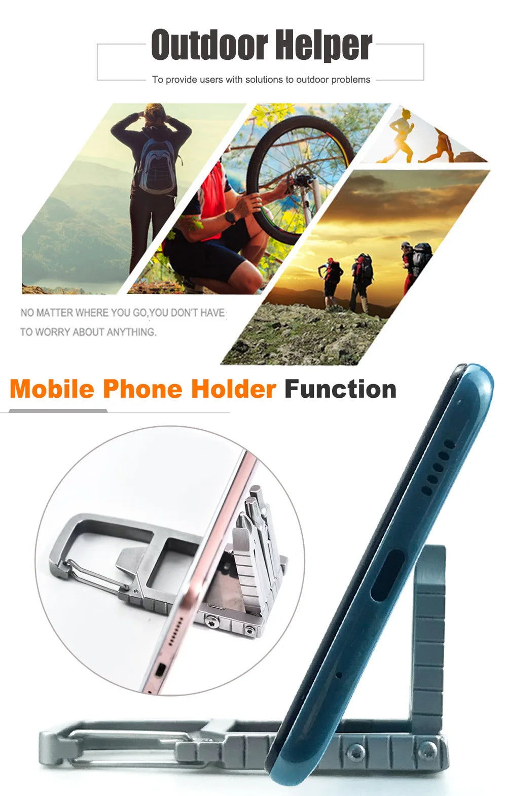 13-in-1 Folding Keychain Multi-Tool, Screwdriver & Corkscrew - image 8