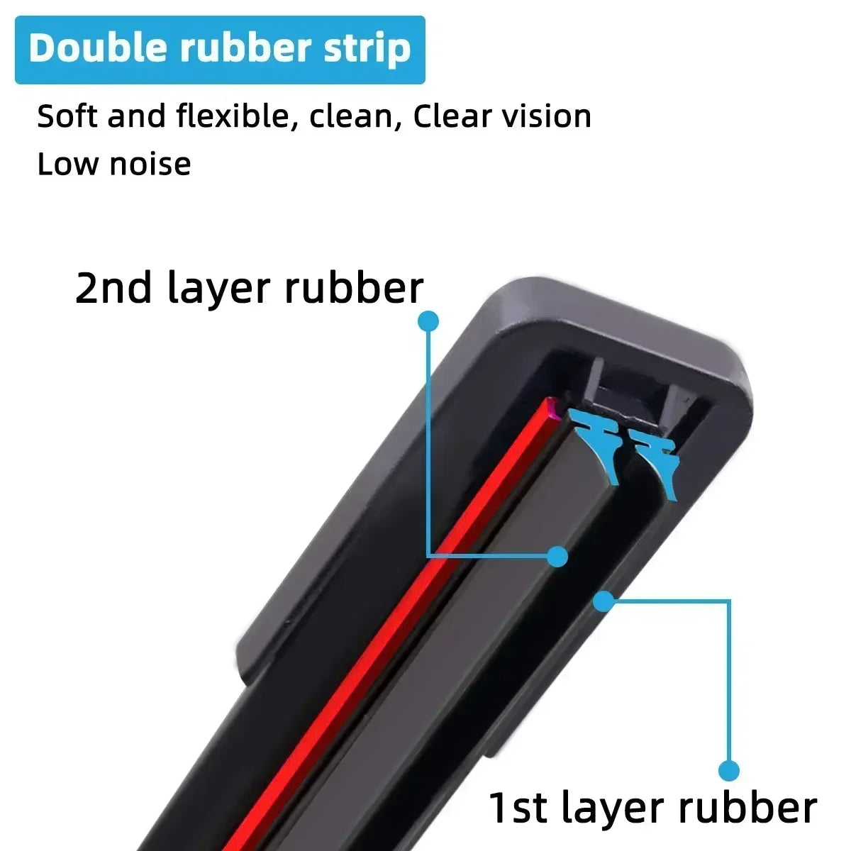 For Jaguar E Pace F TYPE S TYPE XE XF XJ X350 XK X Type Models Front Windscreen Wipers Double Rubber Car Wiper Blades Accessorie