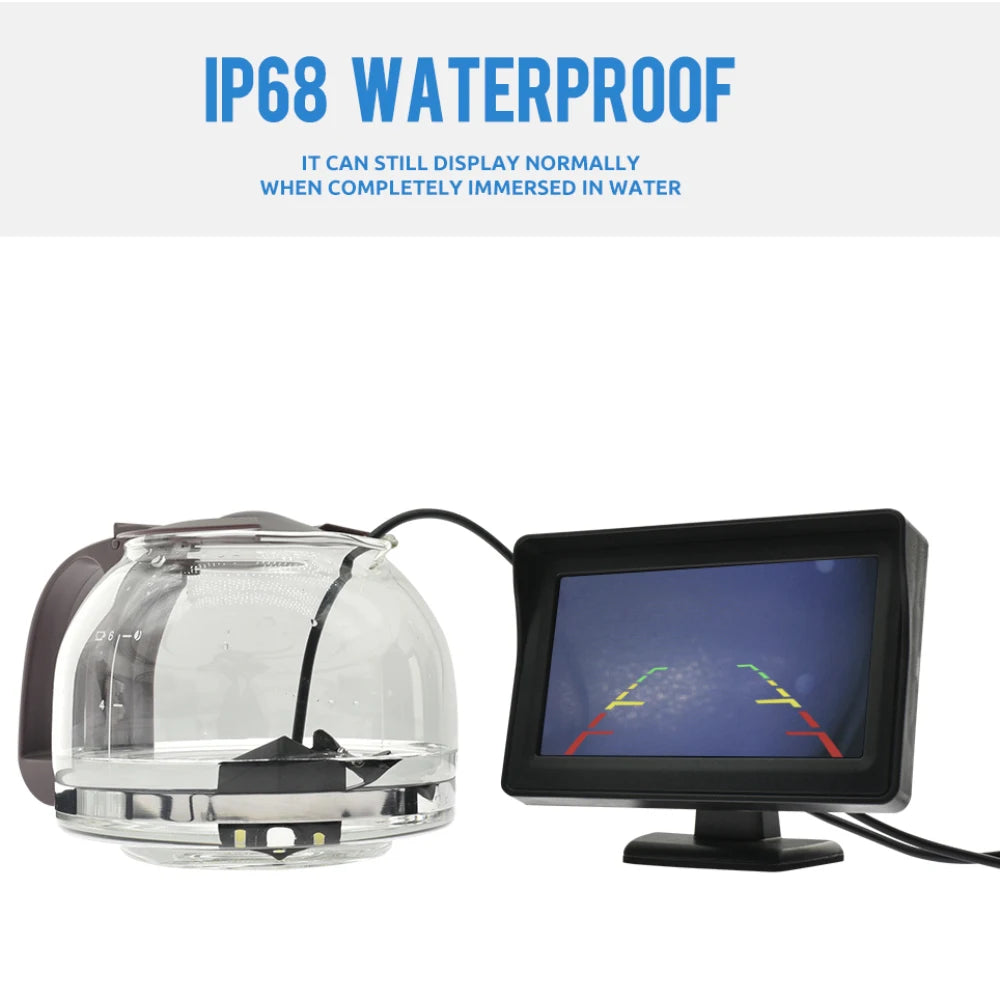 4.3-inch HD Rear View Camera with Night Vision and Waterproof - image 6