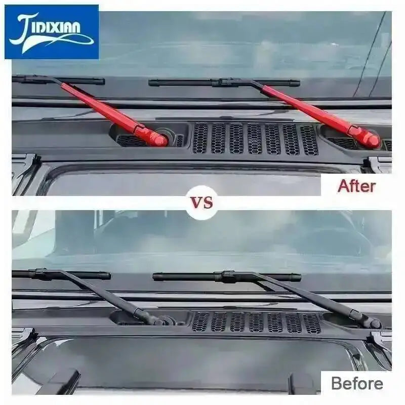 Front Windscreen Wiper Blade Cover for Jeep Wrangler JL and Gladiator JT - view 2